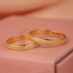 ALIANÇA DE OURO 18K - Modelo Raika - ARN2 - Almeida Prada