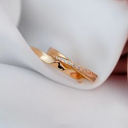 ALIANÇAS EM OURO 18K - MODELO CHLOE - ARN16 - Almeida Prada