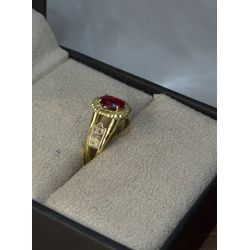 Anel Formatura Ouro 18k, Modelo Amostra Emblemas E... - Almeida Prada