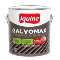Fundo Galvanizado Galvomax Branco Fosco 3,6L Iquin - Alpha Tintas