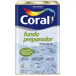 Fundo Preparador Incolor 18L Coral - Alpha Tintas