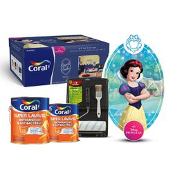 Kit Pintura Princesas Coral - Alpha Tintas