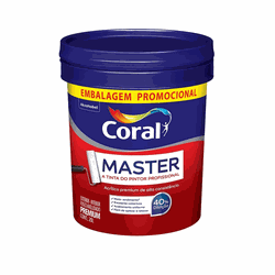 Tinta Acrílica Master Premium Balde 20L Coral - ALPHATIN