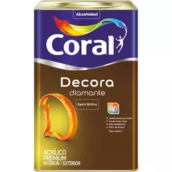 Decora Diamante Acrílico Premium (Semibrilho) 18L ... - ALPHATIN