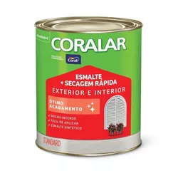 Coralar Esmalte Secagem Rápida 900ml Coral - ALPHATIN