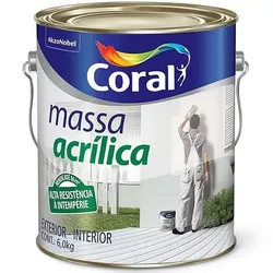 Massa Acrílica 5,7Kg Coral - ALPHATIN