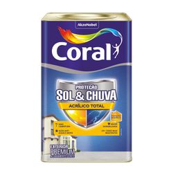 Proteção Sol & Chuva Acrílico Total 18L Coral - ALPHATIN