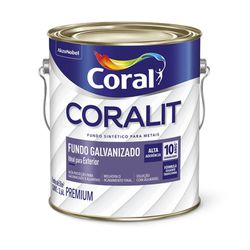 Coralit Fundo Galvanizado 3,6L Coral - ALPHATIN