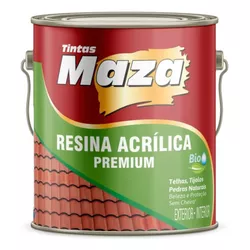 Resina Acrílica Base Água Balde 3,6L Maza - ALPHATIN
