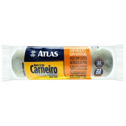 Rolo Lã de Carneiro Mista 23cm (228) Atlas - ALPHATIN