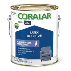Coralar Látex Mais Econômica (Branco) 3,6L Coral - Alpha Tintas