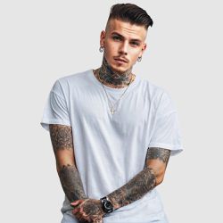 Camiseta Tradicional Lisa Gola Redonda 100% Algodã... - ALT FLOW