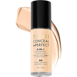 Base Líquida Milani Conceal + Perfect 2-in-1 - 00 ... - Amably Makeup Dream