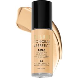 Base Líquida Milani Conceal + Perfect 2-in-1 - 01 ... - Amably Makeup Dream