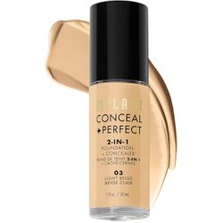 Base Líquida Milani Conceal + Perfect 2-in-1 - 03 ... - Amably Makeup Dream