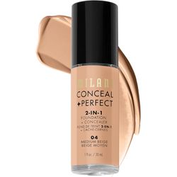 Base Líquida Milani Conceal + Perfect 2-in-1 - 04 ... - Amably Makeup Dream