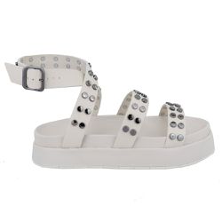Sandália FlatForm Betina Off White - Bk855off - AMARENA SHOES