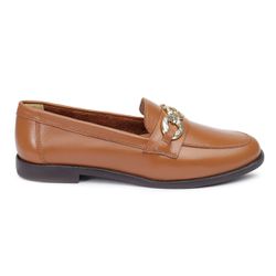 Mocassim Íris Couro Caramelo - VE19camel - AMARENA SHOES