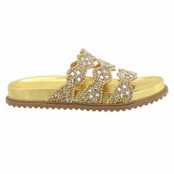 Papete Pedraria Eloá Dourado - Bk9008ouro - AMARENA SHOES