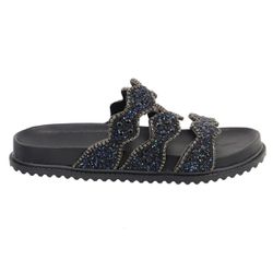 Papete Pedraria Eloá Preto - Bk9008preto - AMARENA SHOES
