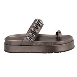 Sandália FlatForm Sofia Grafite - Bk120grafite - AMARENA SHOES