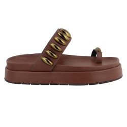 Sandália FlatForm Sofia Terra - Bk120terra - AMARENA SHOES
