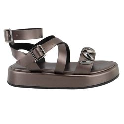 Sandália FlatForm Chloe Grafite - Bk530grafite - AMARENA SHOES