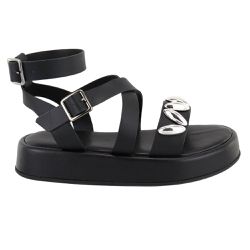 Sandália FlatForm Chloe Preto - Bk530preto - AMARENA SHOES