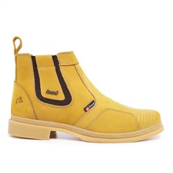  Bota Botina Cano Curto Em Couro Legítimo Milho - ... - Amarok Boots