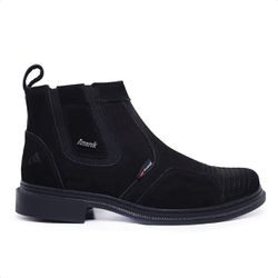  Bota Botina Cano Curto Em Couro Legítimo Preto - ... - Amarok Boots