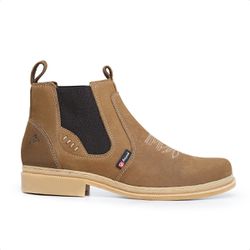 Botina Country Em Couro Legítimo Cana Rústica West... - Amarok Boots