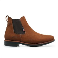 Bota Chelsea Masculina Nobuck Telha - 4051-TELHA-N... - Amarok Boots