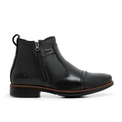 Bota Botina Em Couro Legítimo Com Zíper Lateral Co... - Amarok Boots