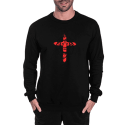 Blusa Moletom Gola Careca Católico Agasalho Invern... - Amiguinhos do Céu