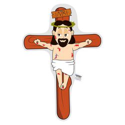Naninha Travesseiro Boneco Jesus Crucificado Cruz ... - Amiguinhos do Céu