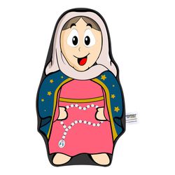Naninha Travesseiro Boneco Nossa Senhora Das Lágri... - Amiguinhos do Céu