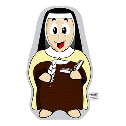 Naninha Travesseiro Boneco Santa Teresa D'ávila Ca... - Amiguinhos do Céu