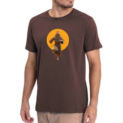 Camiseta São Francisco Marrom Católico Algodão Cat... - Amiguinhos do Céu