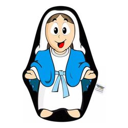 Naninha Almofada Bebê Nossa Senhora Das Graças Nan... - Amiguinhos do Céu