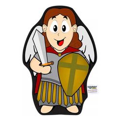 Naninha Travesseiro Boneco Arcanjo São Miguel - AC... - Amiguinhos do Céu