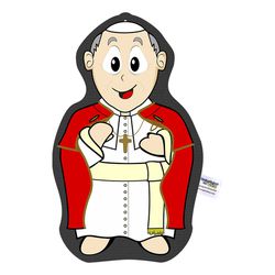 Naninha Travesseirinho Boneco São João Paulo Santo... - Amiguinhos do Céu