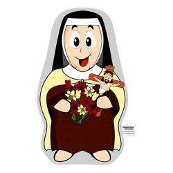 Naninha Almofada Bebê Santa Teresinha Do Menino Je... - Amiguinhos do Céu
