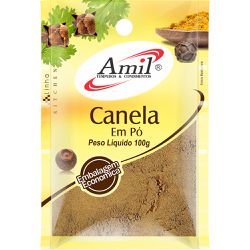 CANELA EM PO 100G ECONOMICA - 485 - AMIL ALIMENTOS