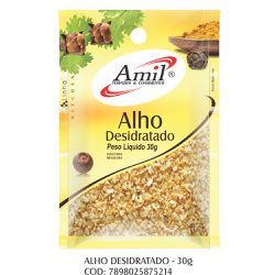 ALHO DESIDRATADO 30G - 521 - AMIL ALIMENTOS