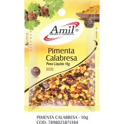 PIMENTA CALABRESA 10G - 518 - AMIL ALIMENTOS