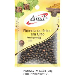 PIMENTA DO REINO EM GRÃO 20G - 515 - AMIL ALIMENTOS