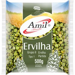 ERVILHA PARTIDA 500G - 12345APL500 - AMIL ALIMENTOS