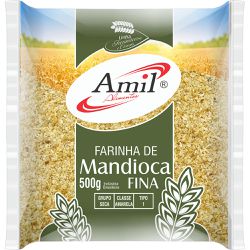 FARINHA DE MANDIOCA FINA 500G - FMF500GAA123 - AMIL ALIMENTOS