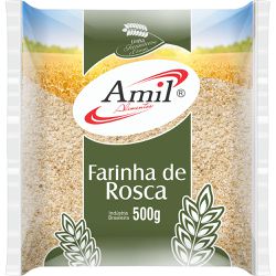 FARINHA DE ROSCA 500G - FDR-AMIL-500G - AMIL ALIMENTOS