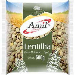 LENTILHA 500G - 12345L500GA - AMIL ALIMENTOS